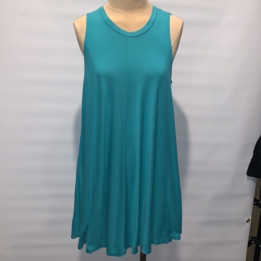 UJ turquoise shift dress, Small
